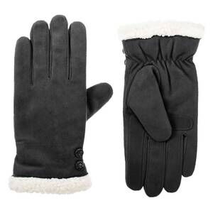 NEW ISOTONER women’s microsuede touchscreen gloves in lead